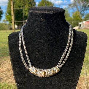 VTG Silver and Gold Tone Necklace